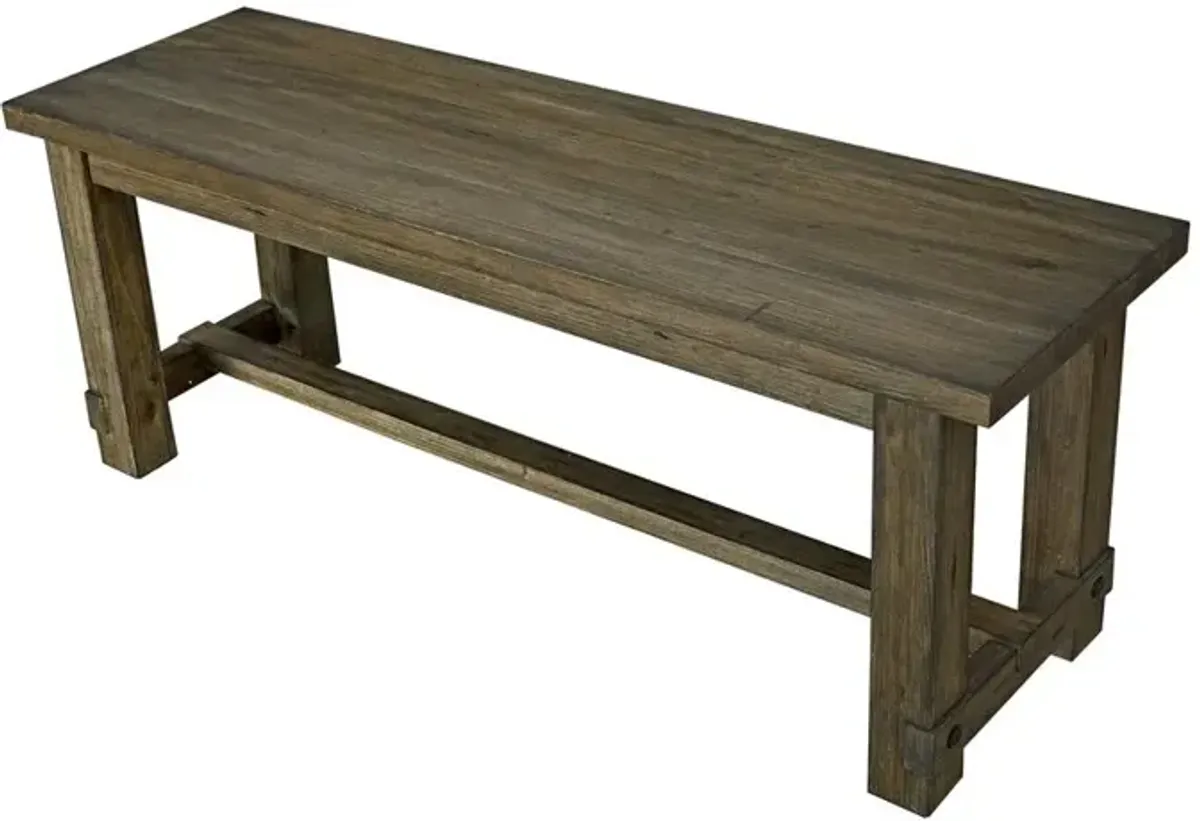 Belen Kox Salvage Mahogany Bench, Belen Kox