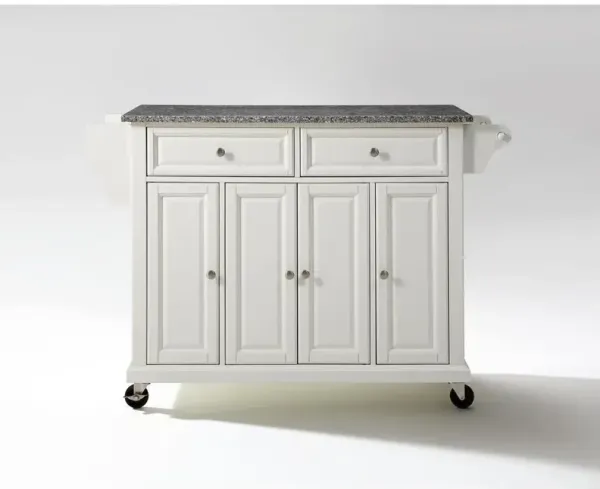 Full Size Granite Top Kitchen Cart