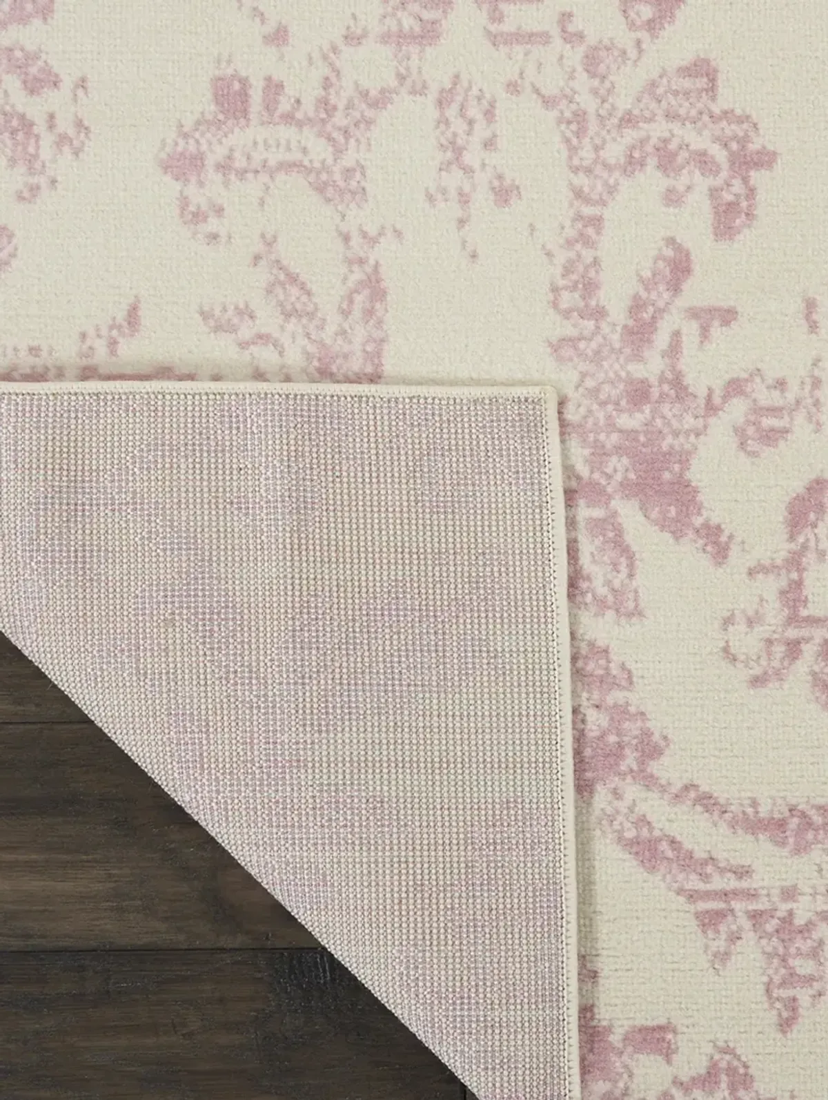 Jubilant JUB09 Ivory/Pink 8' x Round Rug