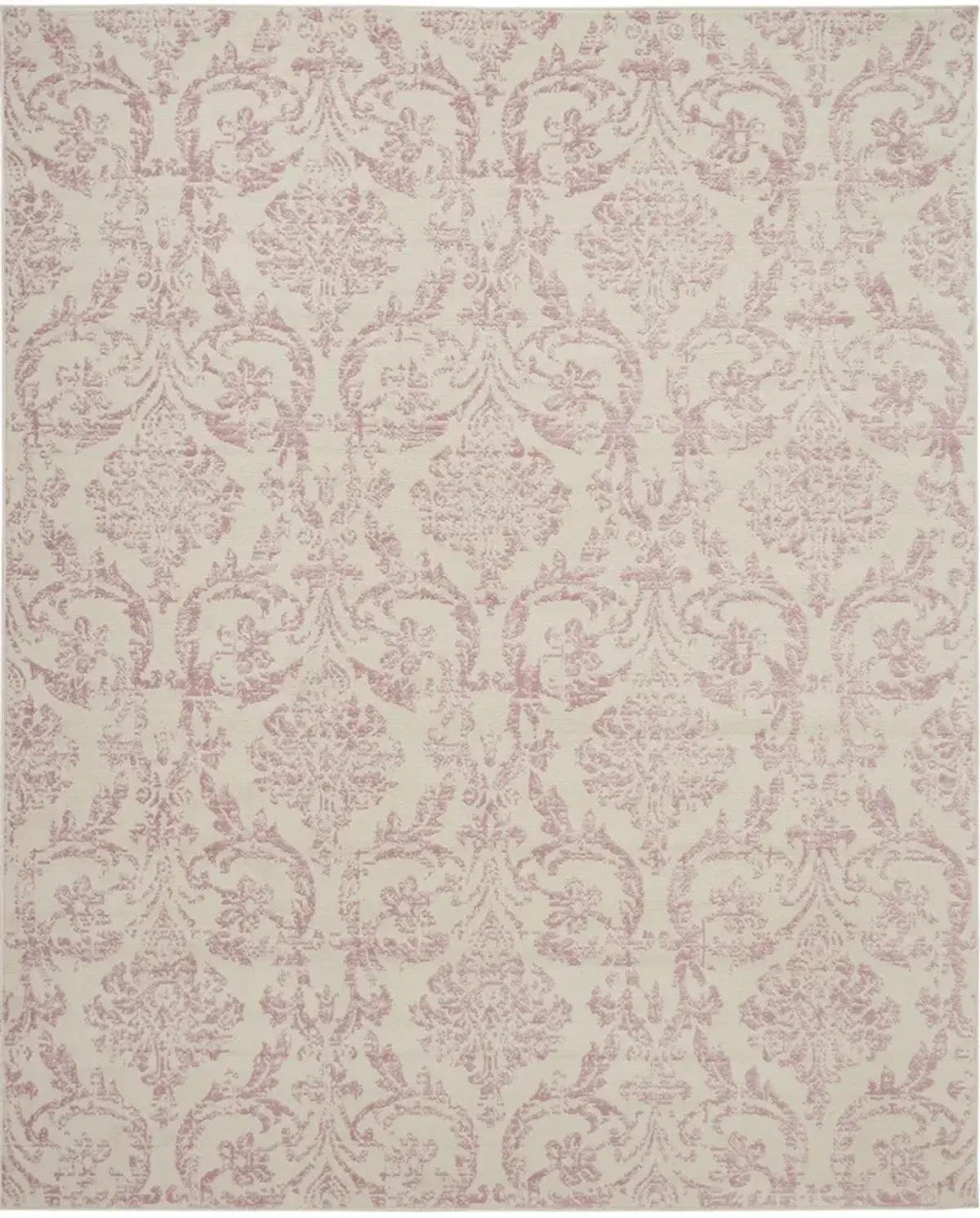 Jubilant JUB09 Ivory/Pink 8' x Round Rug