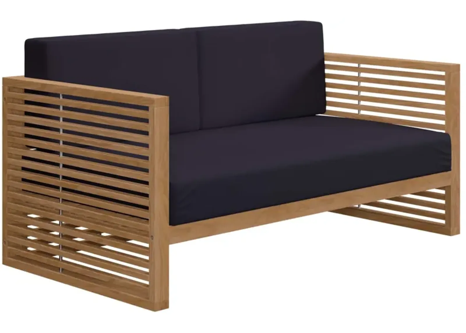 Modway - Carlsbad Teak Wood Outdoor Patio Loveseat