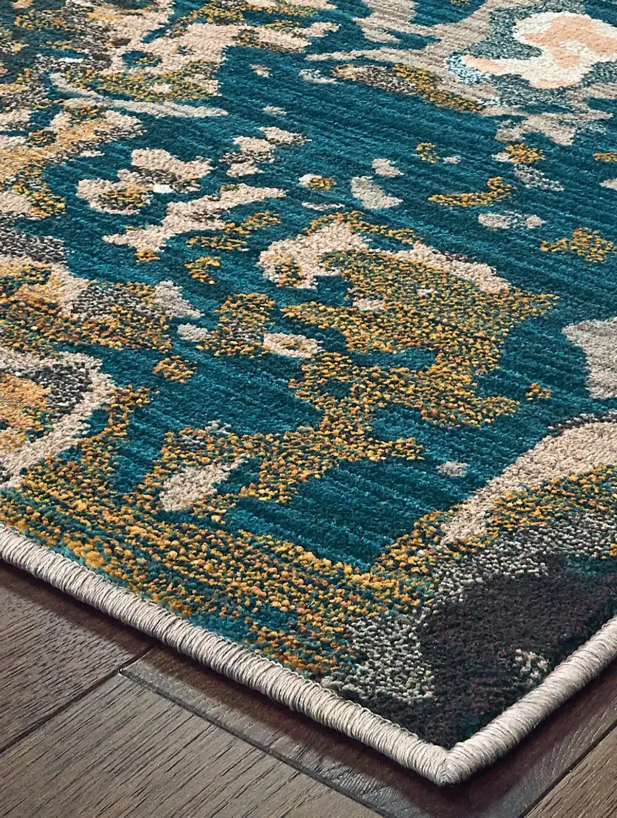 Sedona 1'10" x 3' Blue Rug