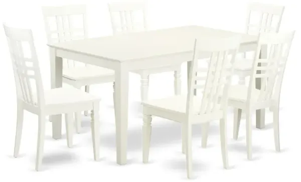Dining Room Set Linen White