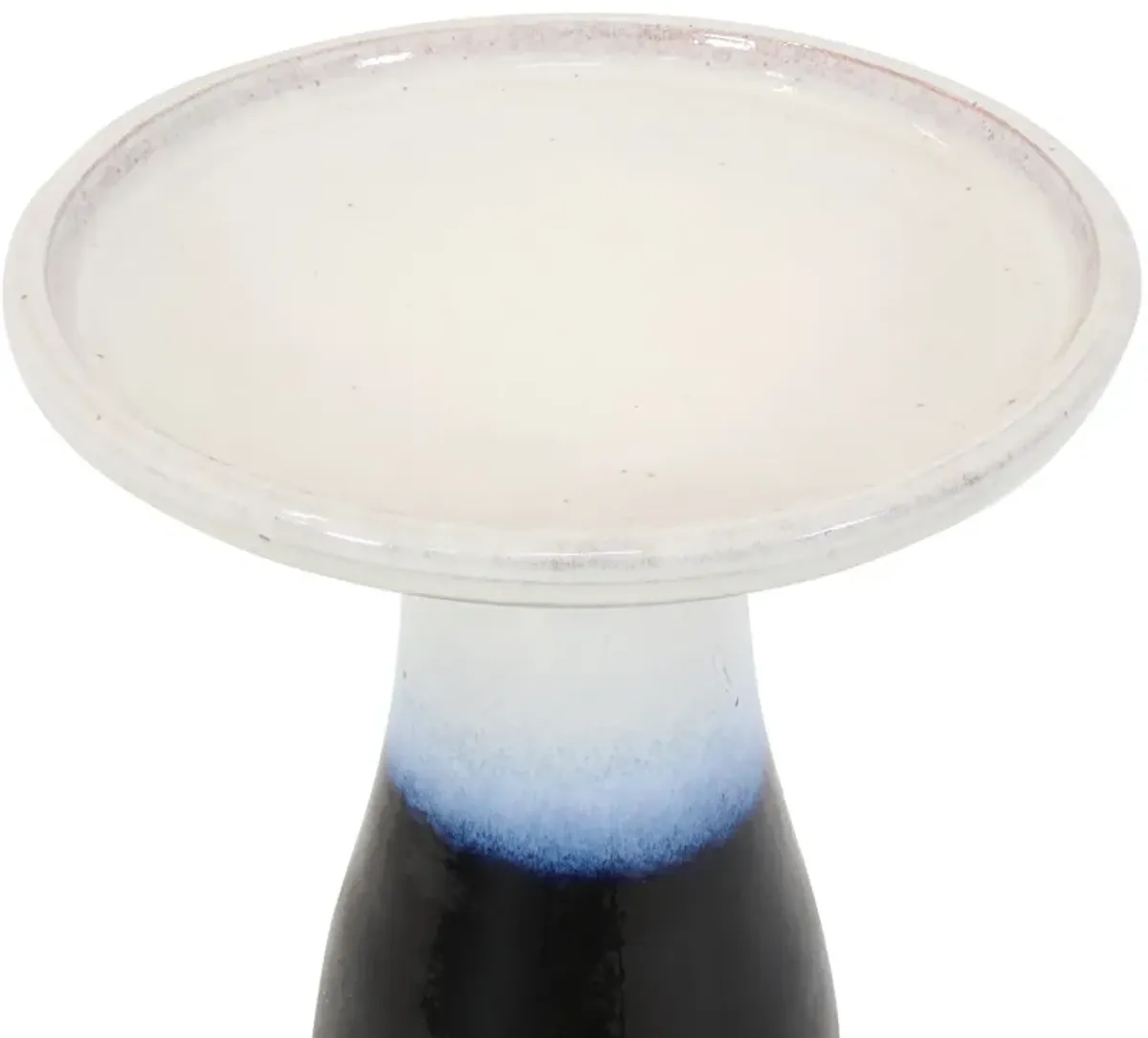 Sunnydaze Subtle Transitions Ceramic Bird Bath - 18.5 in