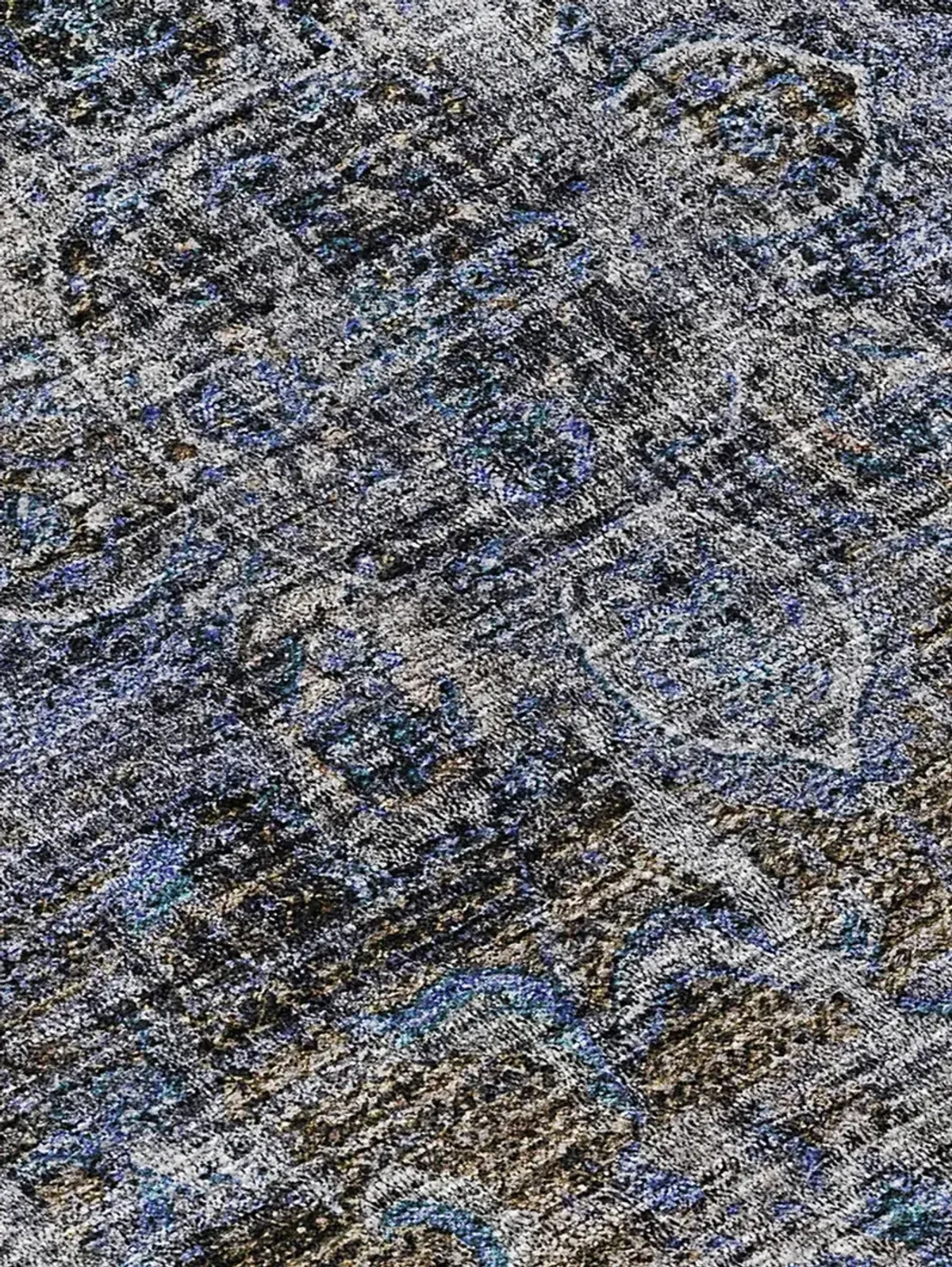 Karaj KJ2 Blue 2'3" x 7'6" Rug