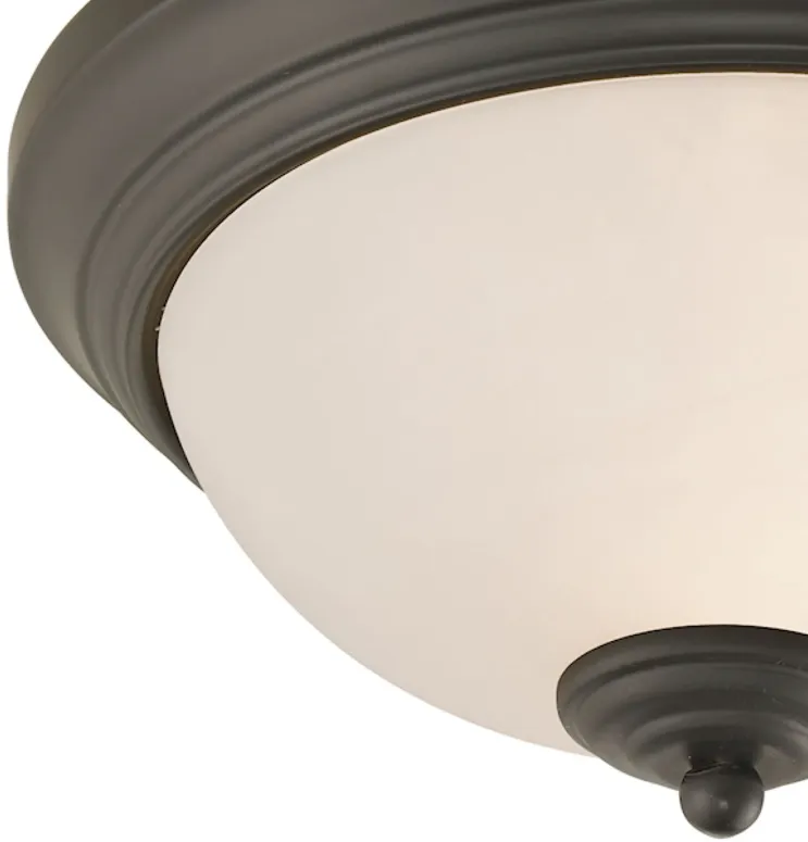 Huntington 11'' Wide 2-Light Flush Mount