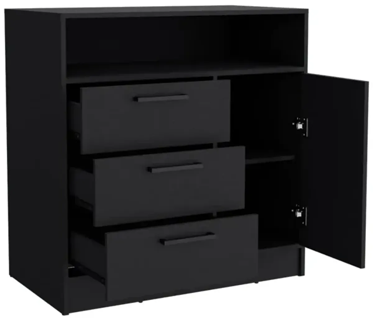 Drawer Dresser Torrey, Bedroom, Black