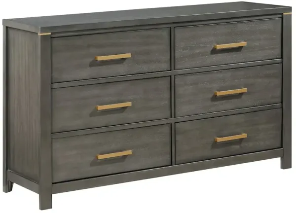 Coaster Co. of America Kieran 6-drawer Dresser Grey