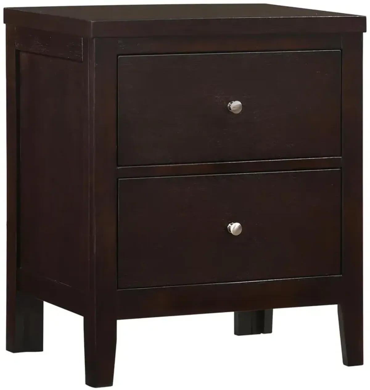 Carlton 2-drawer Rectangular Nightstand Cappuccino