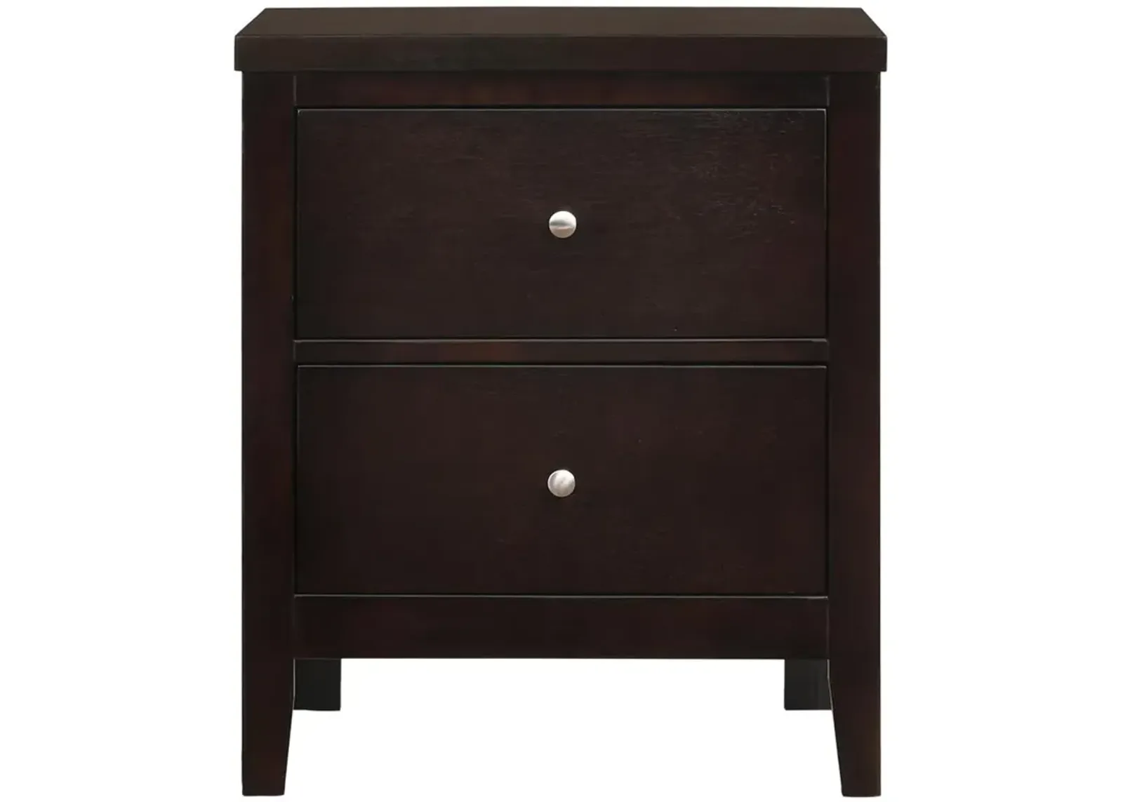 Carlton 2-drawer Rectangular Nightstand Cappuccino