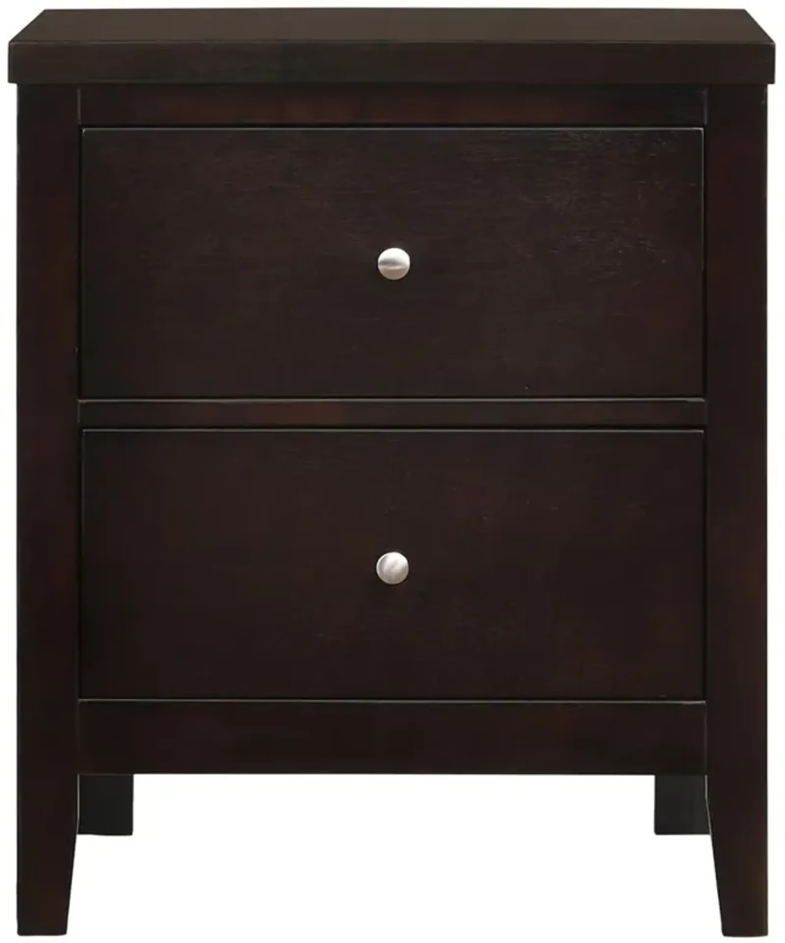 Carlton 2-drawer Rectangular Nightstand Cappuccino