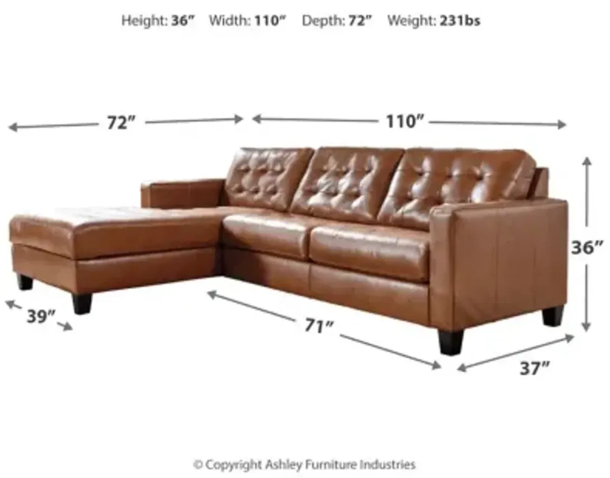 Baskove 2-Piece Sectional with Left Arm Facing Chaise