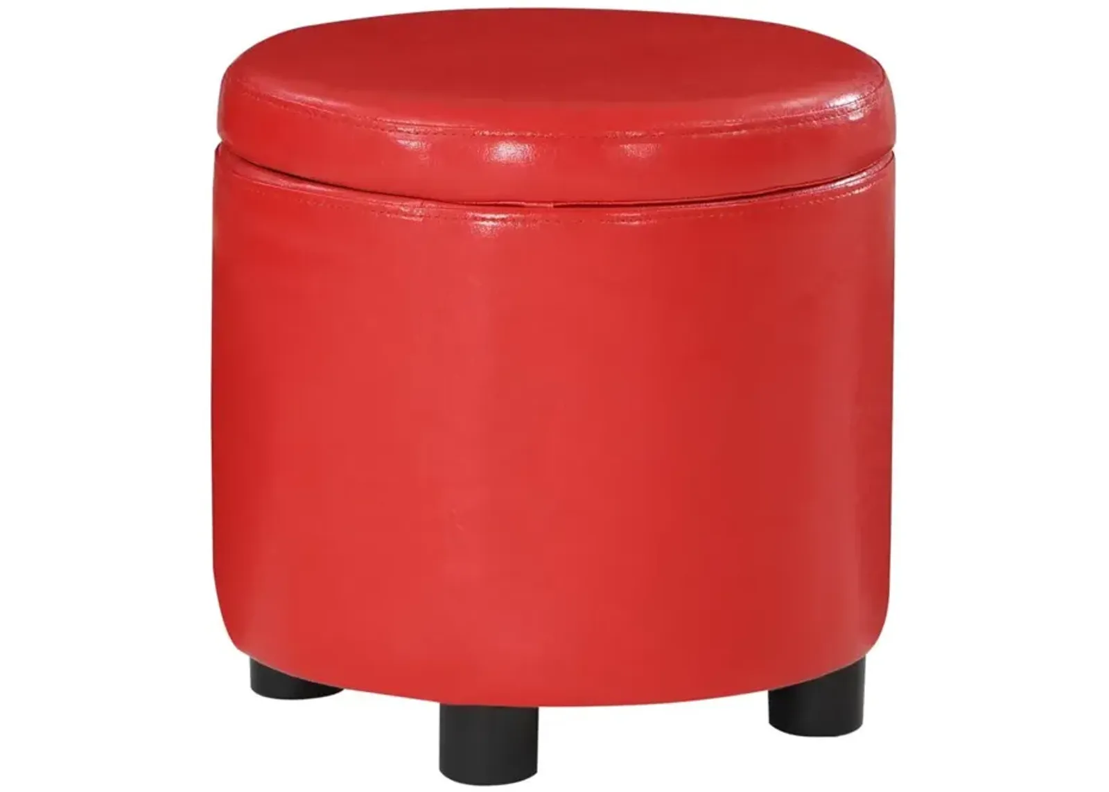 Convience Concept, Inc. Designs 4 Comfort Round Accent Storage Ottoman with Reversible Tray Lid