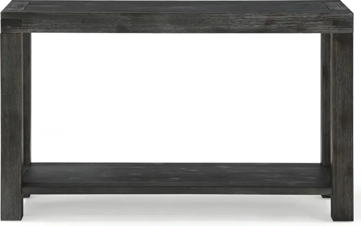 Meadow Solid Console Table in Graphite