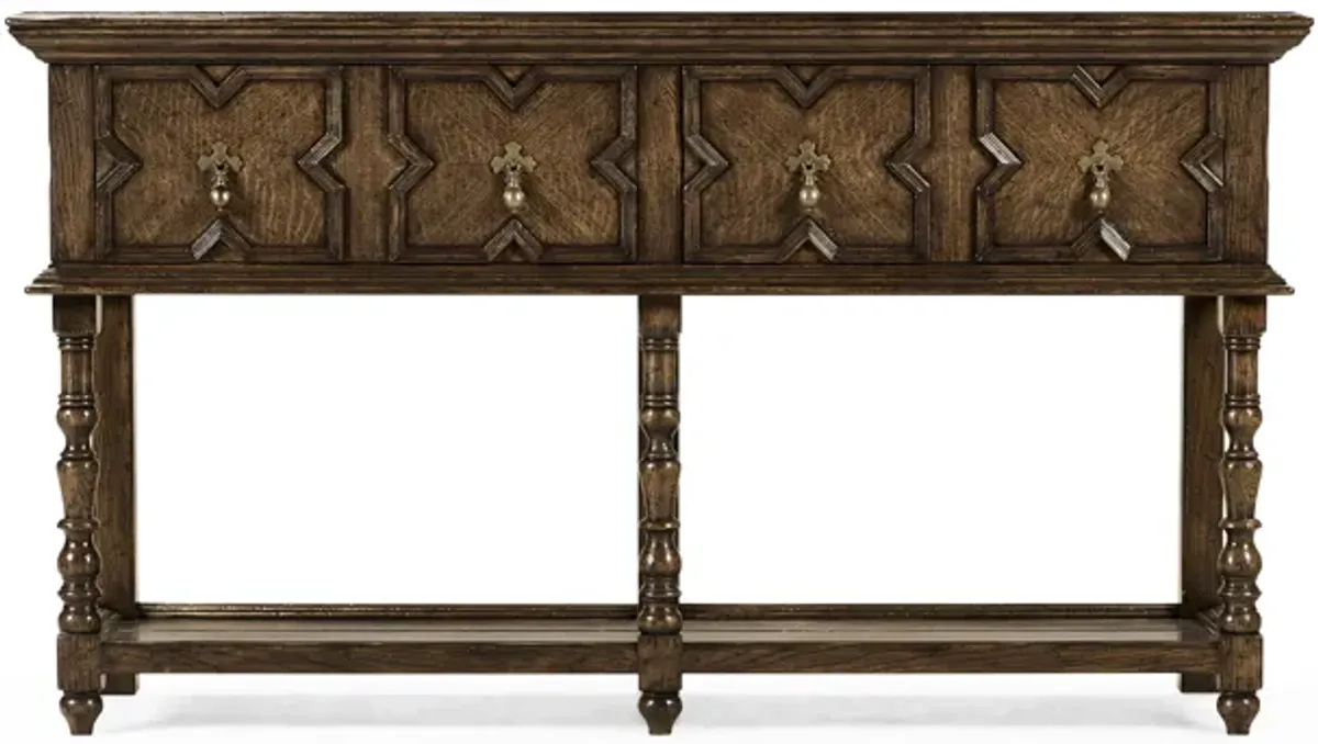 Tudor Style Dark Oak Buffet