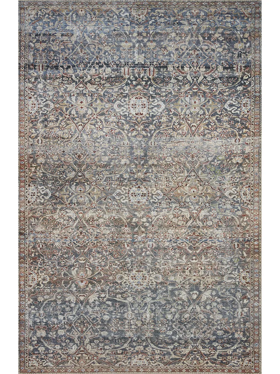 Jules JUL06 Denim/Spice 8'6" x 11'6" Rug by Chris Loves Julia × Loloi