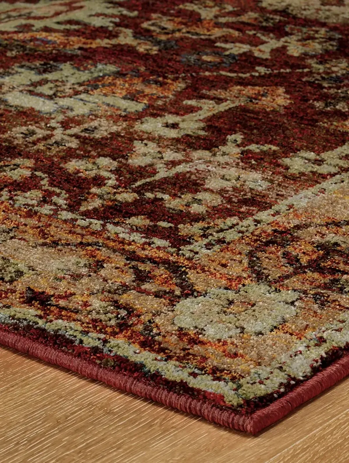 Andorra 2'3" x 8' Red Rug