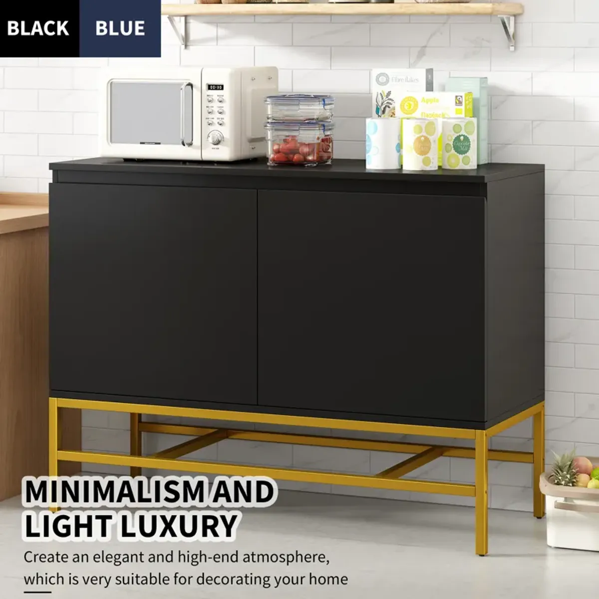 Merax Minimalist & Luxury Cabinet Two Door Sideboard