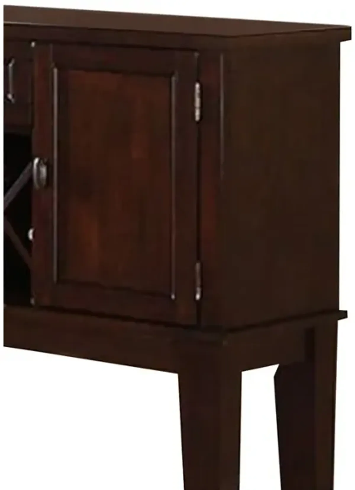 Warm and Contemporary Server, Brown - Benzara