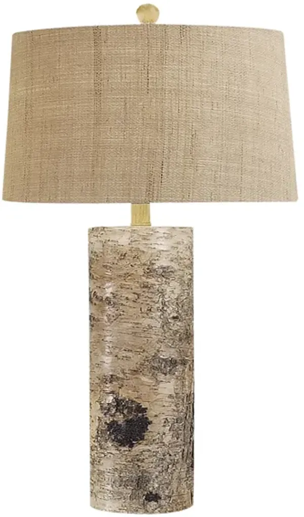 Aspen Bark 30"  Table Lamp