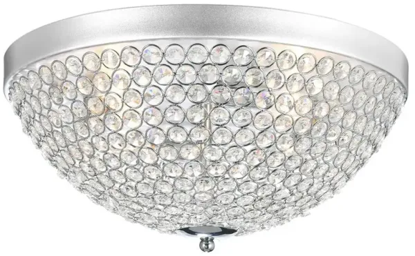 CWI Lighting Globe 4 Light Bowl Flush Mount With Chrome Finish