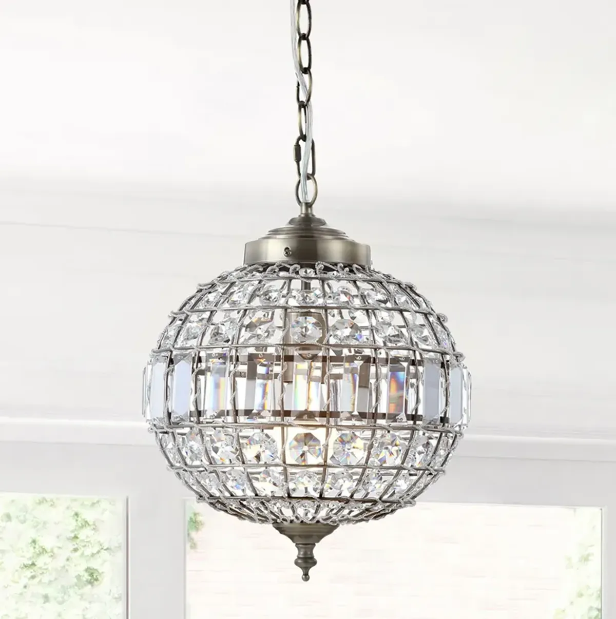 Georgina Crystal/Metal LED Pendant Pendant