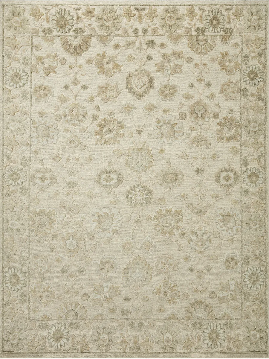 Ingrid ING-02 Natural / Sage 8''6" x 11''6" Rug by Magnolia Home By Joanna Gaines