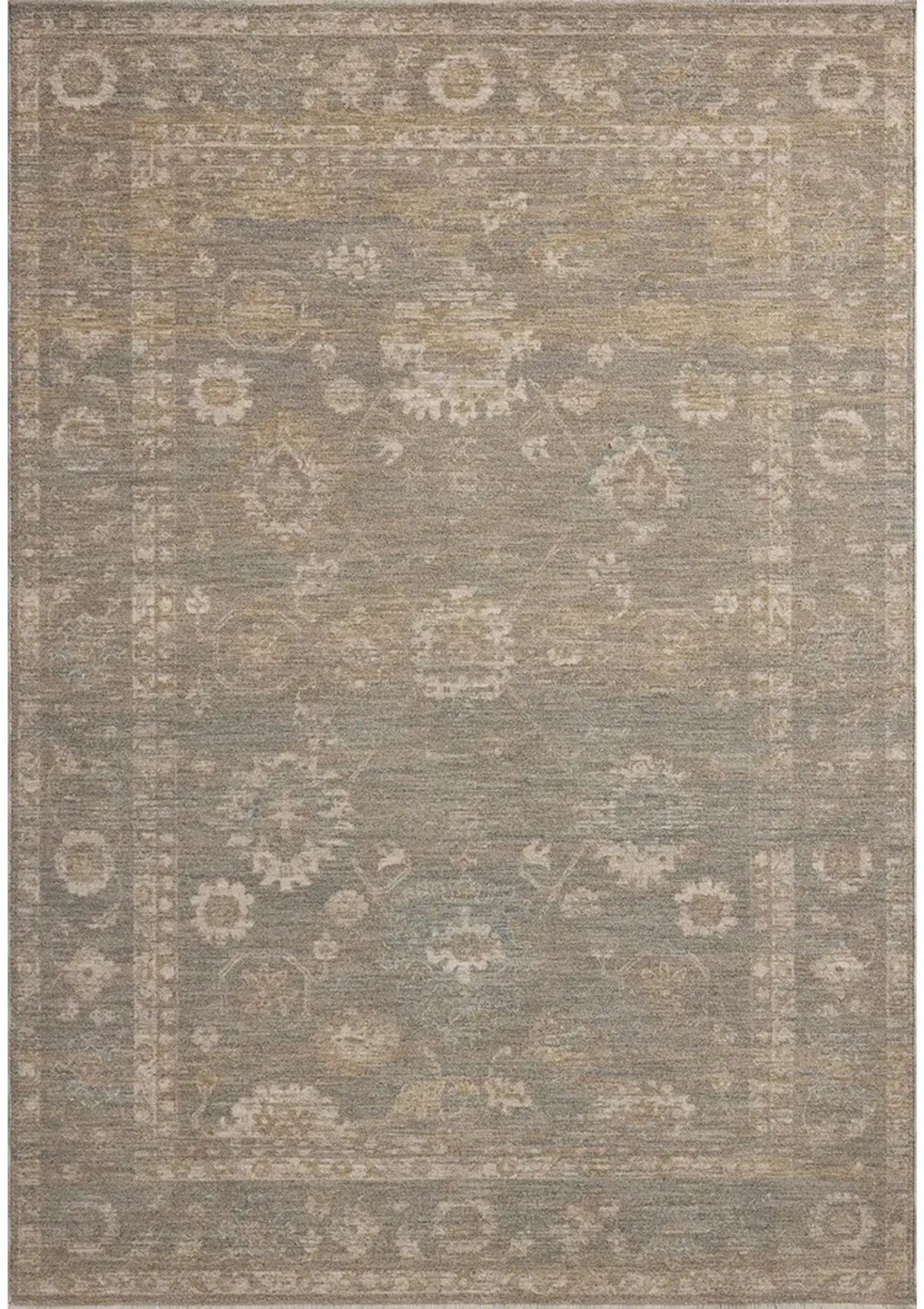 Louisa Lagoon/Ivory 2'7"x14' Runner Rug