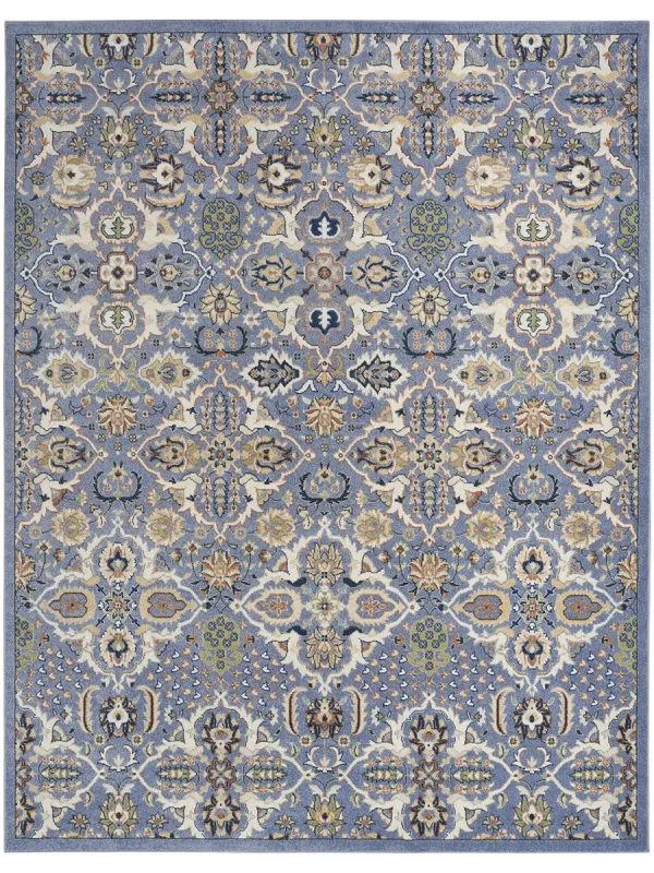 Allur ALR03 Light Blue 5'3" x 7'3" Rug