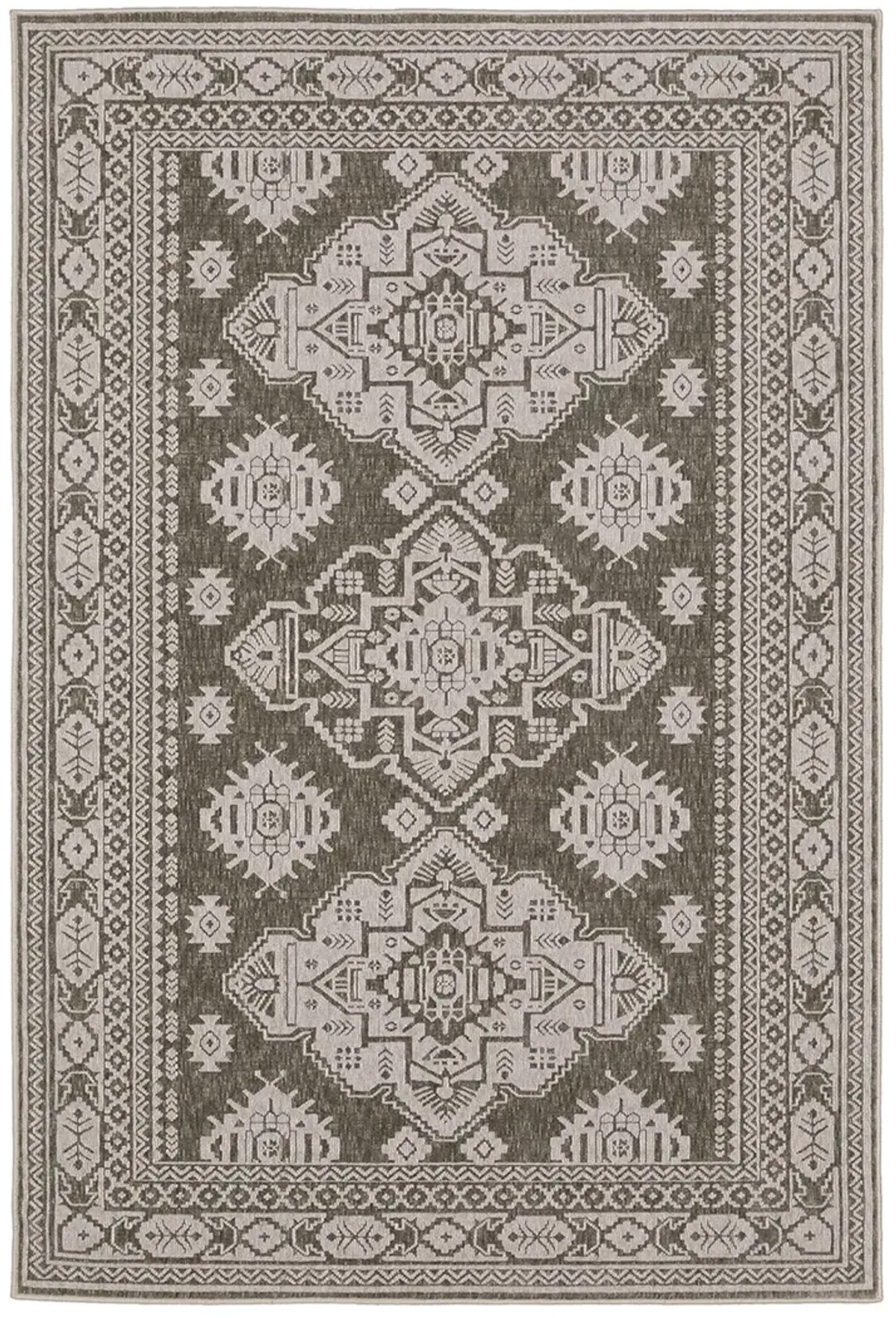 Intrigue 7'10" x 10'10" Grey Rug