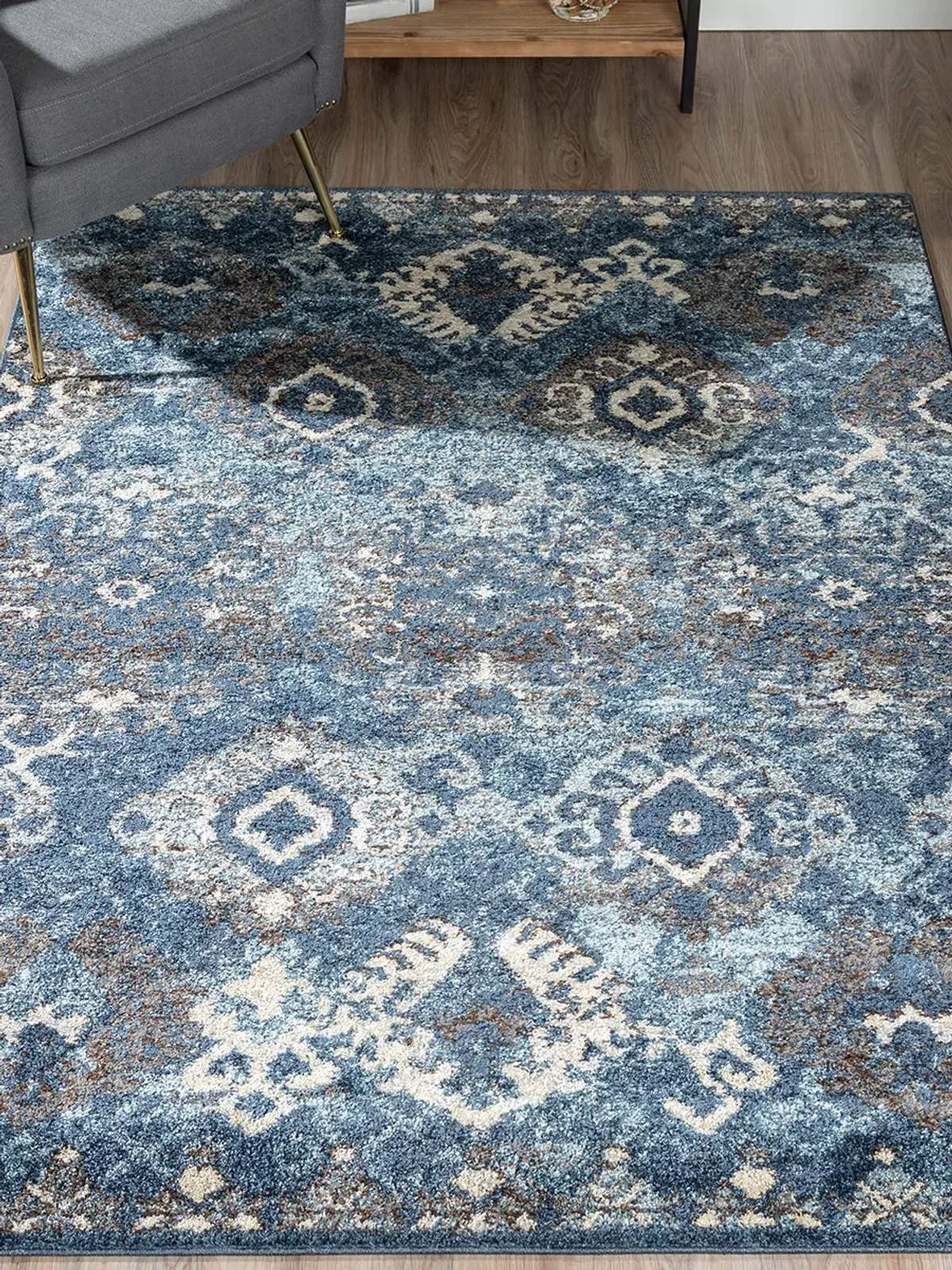 Gala GA10 Navy 4'11" x 7' Rug