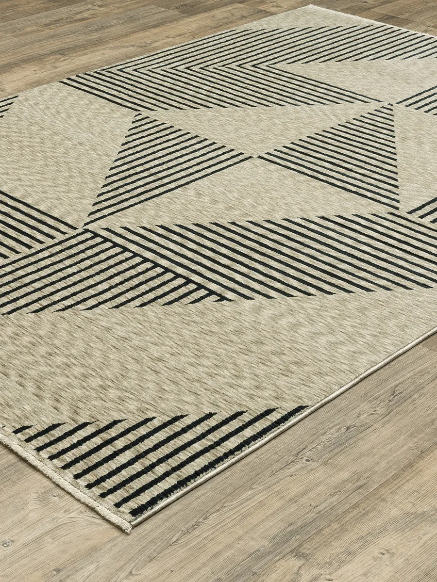 Capella 6'7" x 9'6" Beige Rug