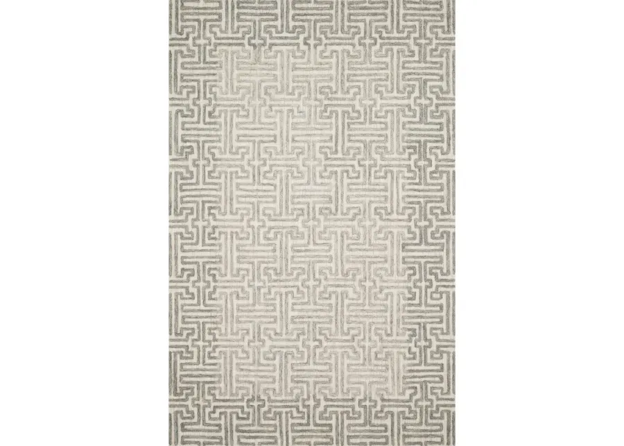 Ehren Stone/Sand 9'3" x 13' Rug