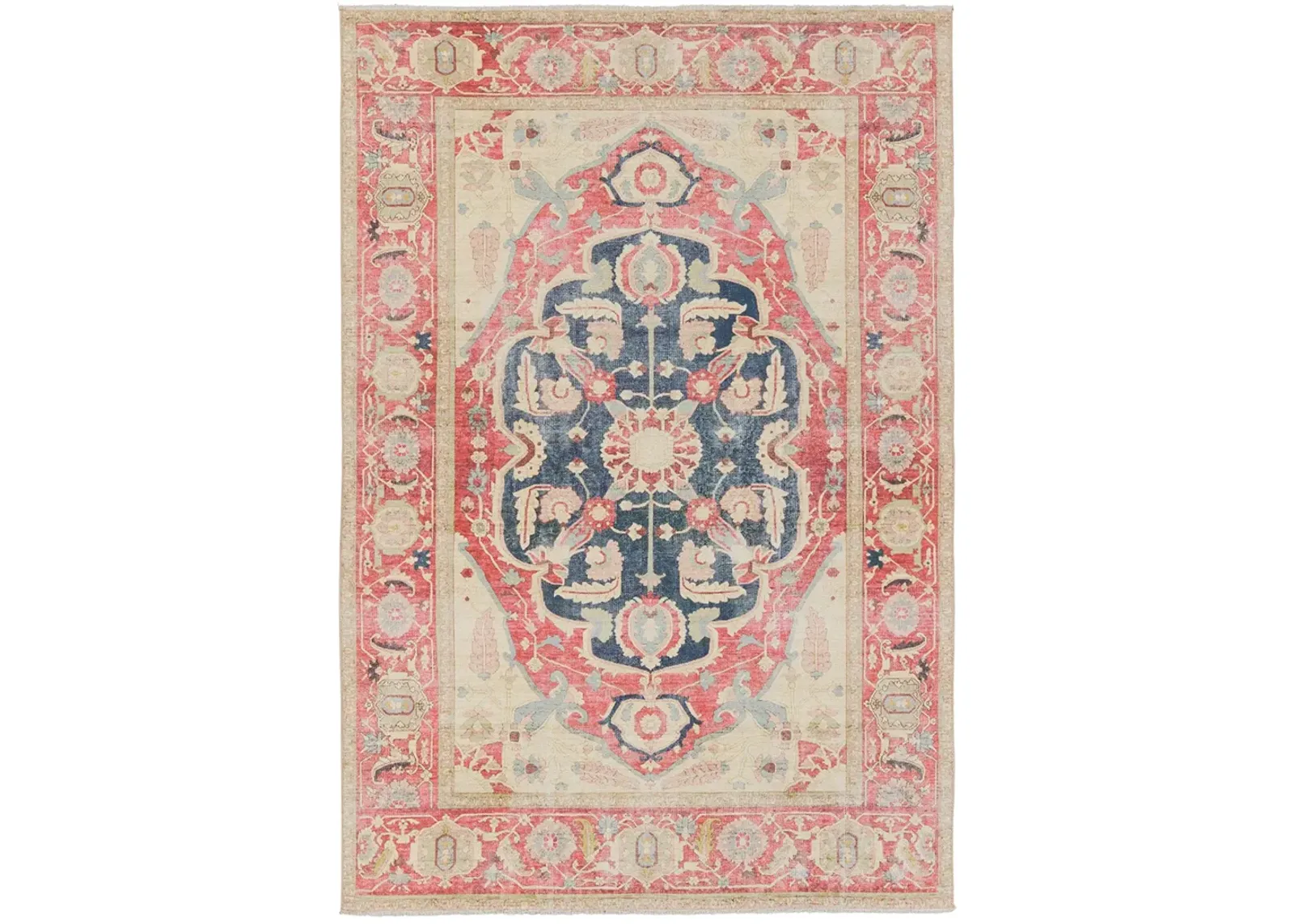 Boheme Kadi Red 2'6" x 8' Runner Rug