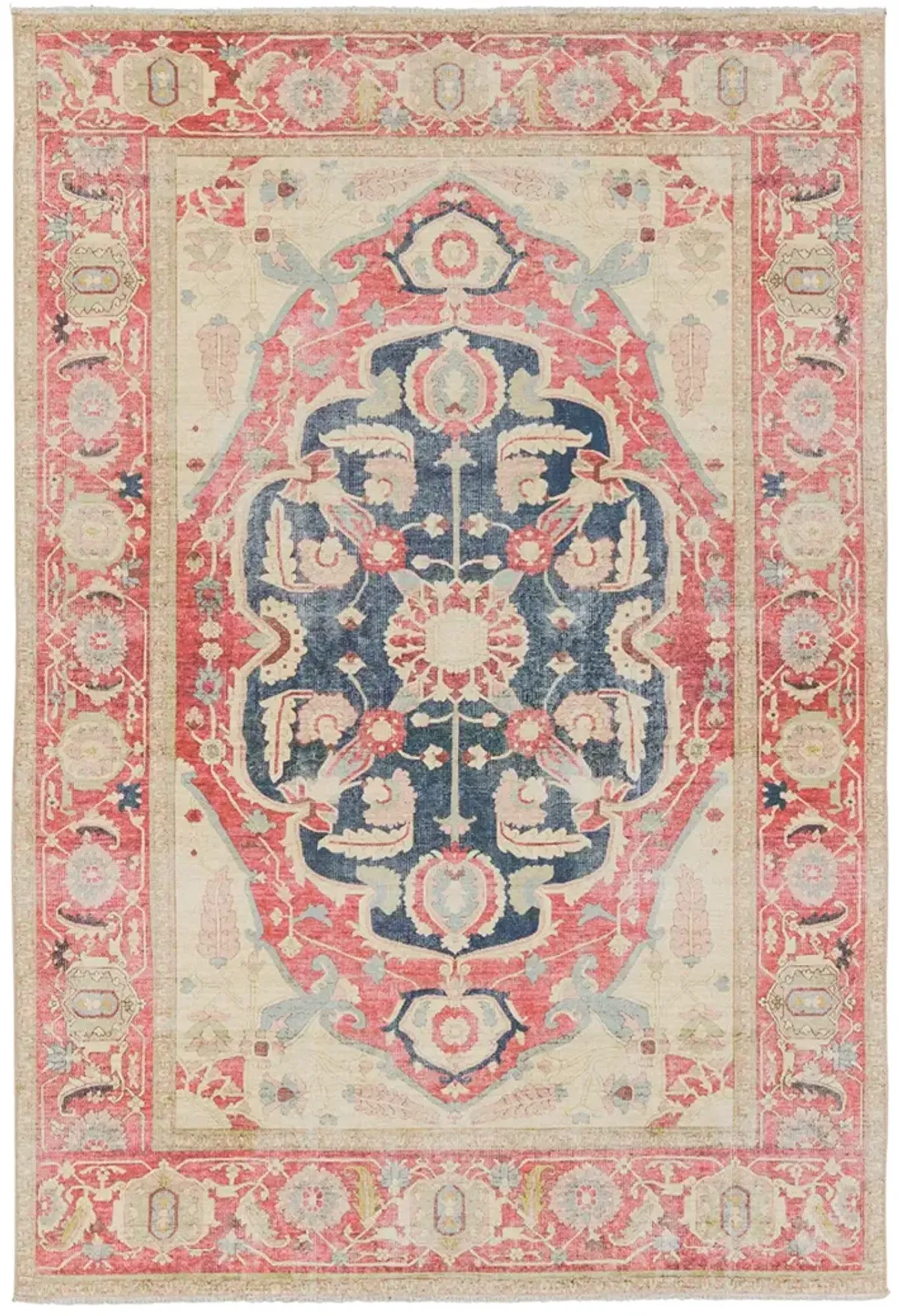 Boheme Kadi Red 2'6" x 8' Runner Rug