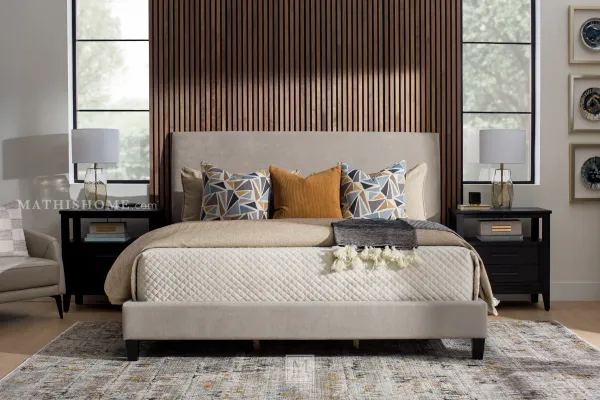 Hayes Twin Upholstered Bed