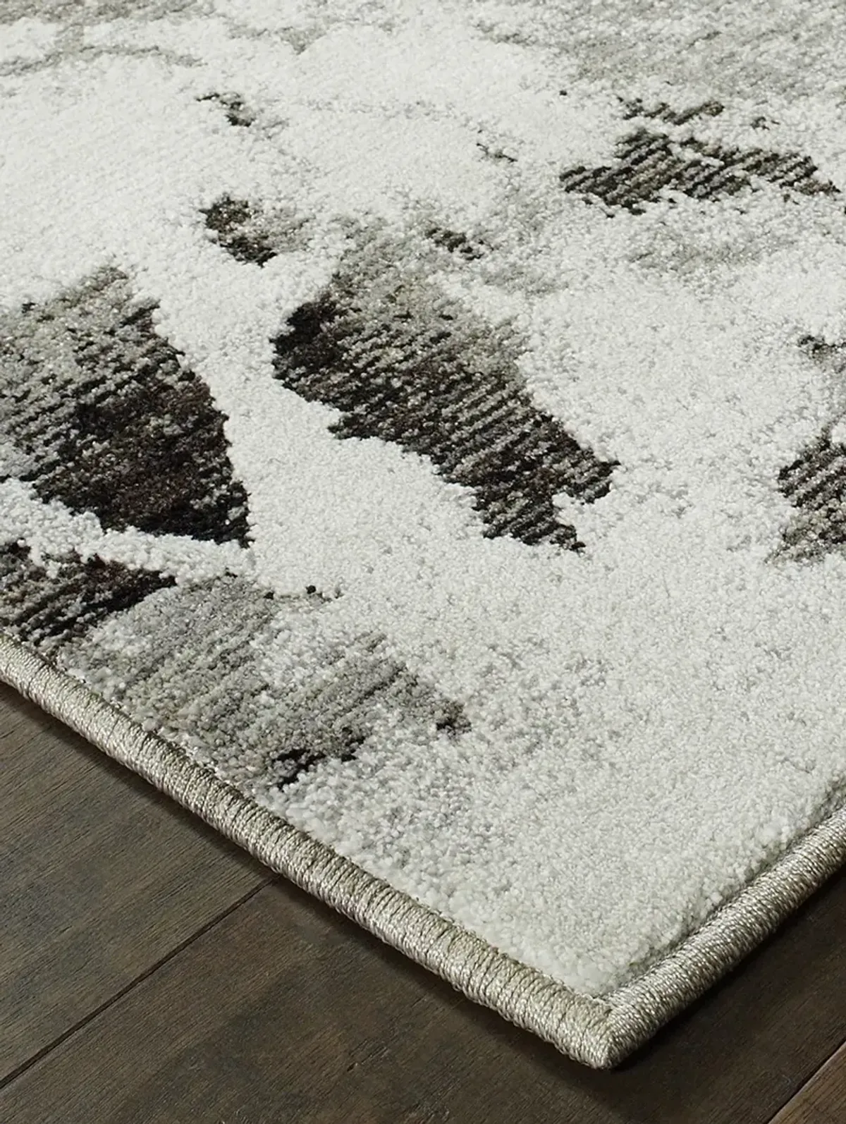 Evolution 2'3" x 8' Charcoal Rug