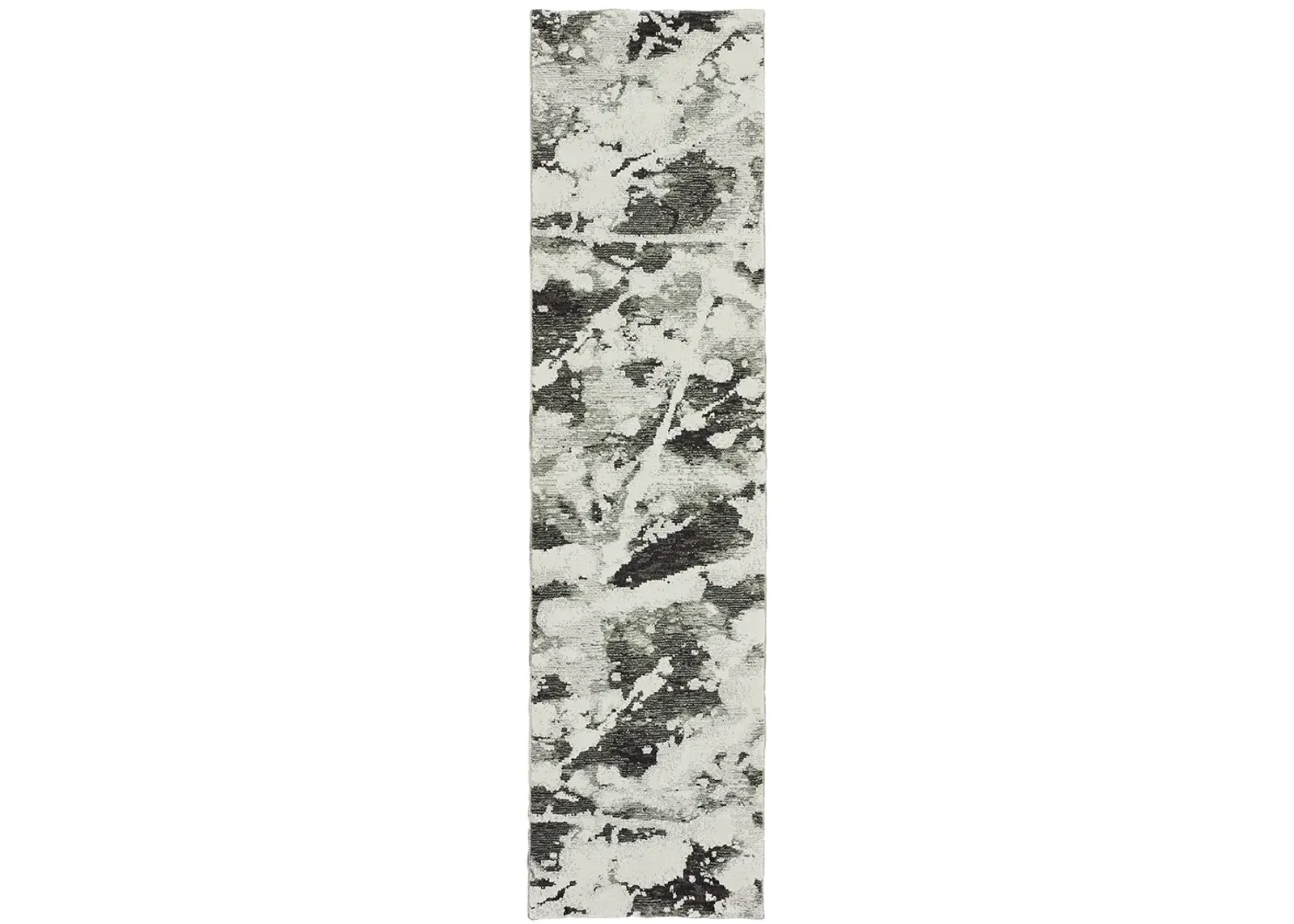 Evolution 2'3" x 8' Charcoal Rug