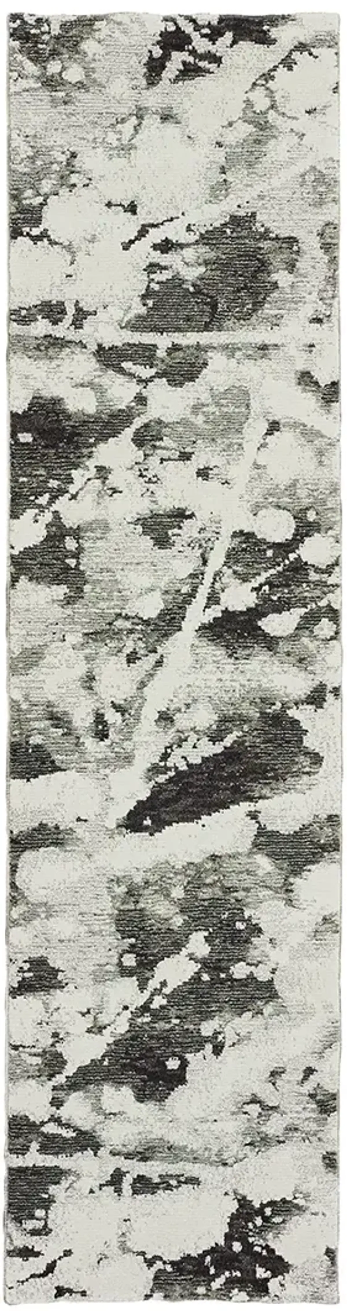 Evolution 2'3" x 8' Charcoal Rug