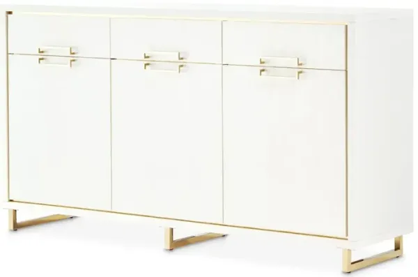 Michael Amini Palm Gate Sideboard - Cloud White