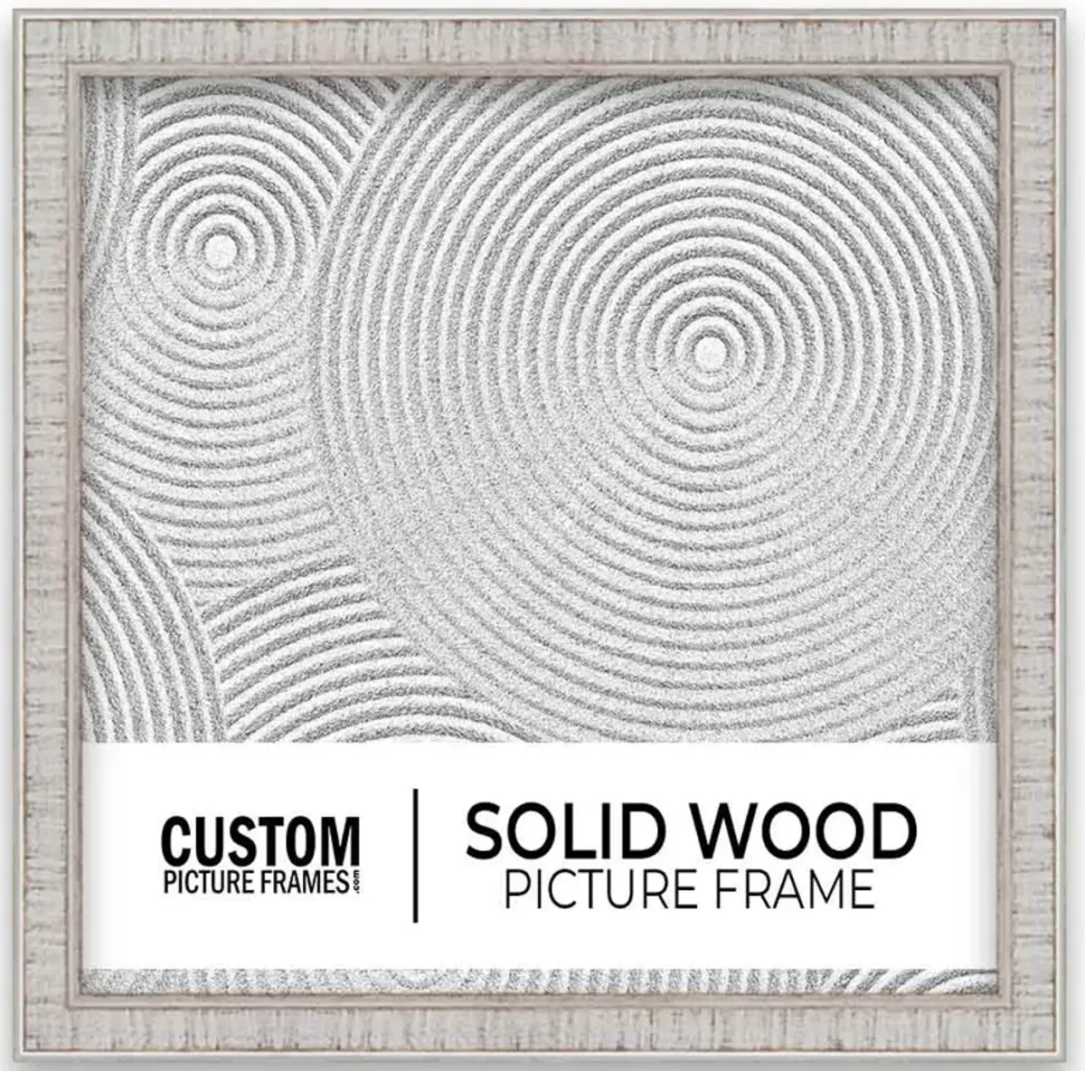 Rustic White Square Picture Frame