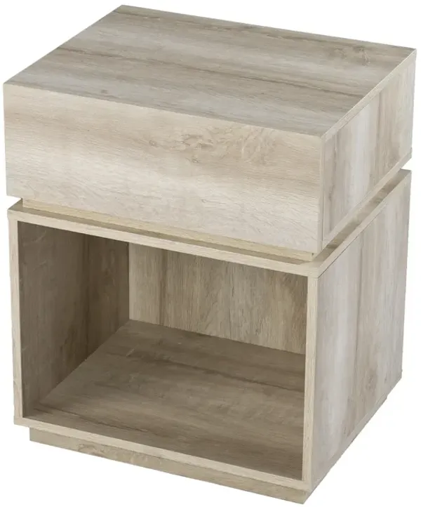 Mortayne Side Table w/ Charging Station