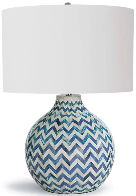 Chevron Bone Table Lamp