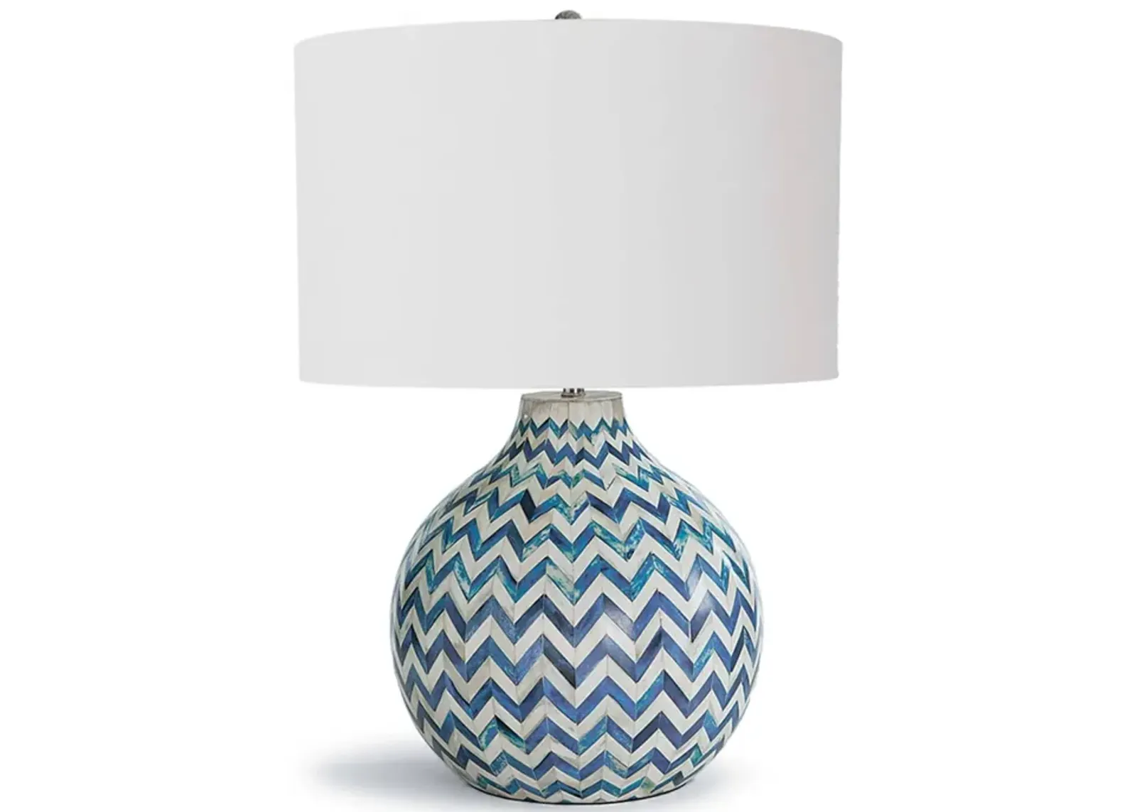 Chevron Bone Table Lamp