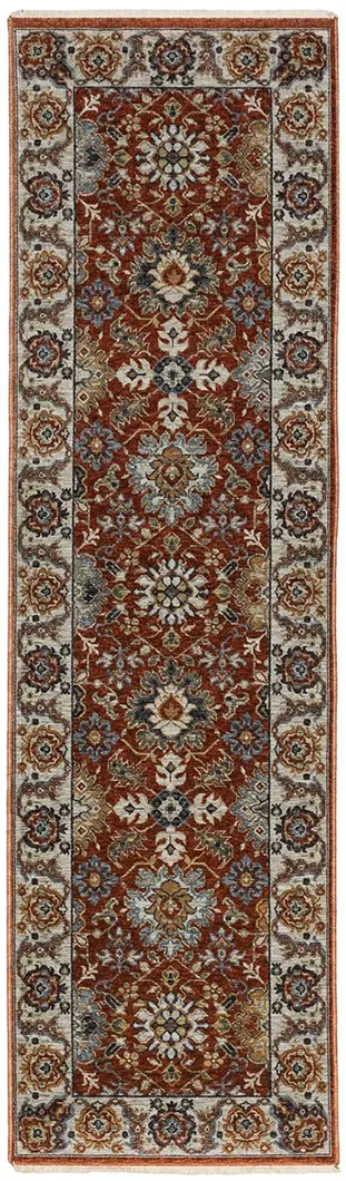 Aberdeen 2'3" x 7'6" Red Rug