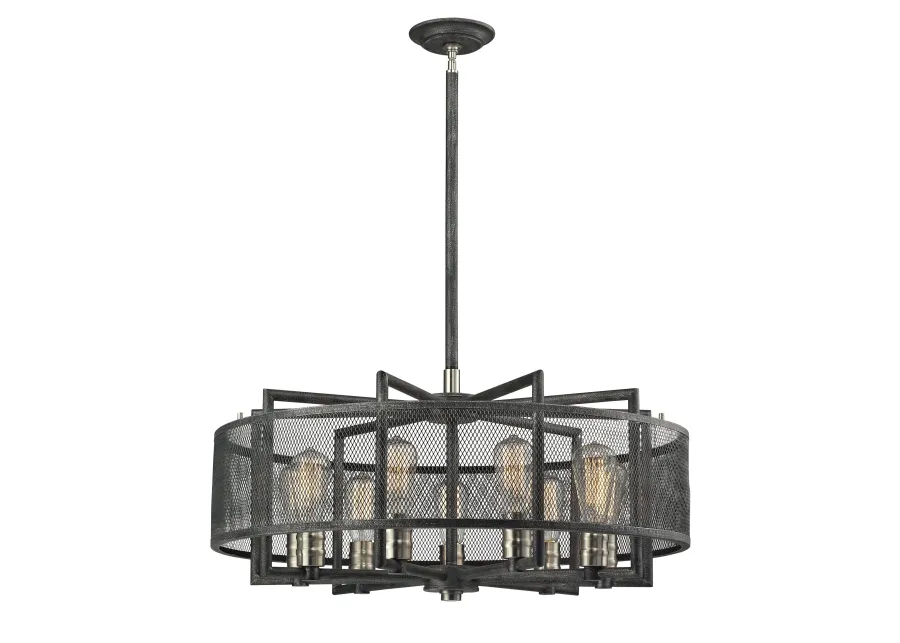 Slatington 28'' Wide 9-Light Chandelier