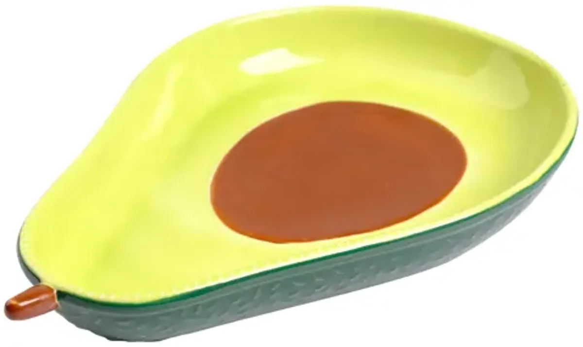 Ceramic Avocado Shape Serving Platter Dish