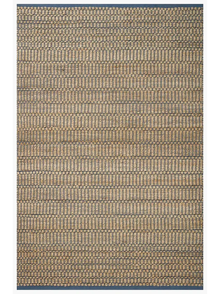 Colton CON05 Natural/Navy 4' x 6' Rug