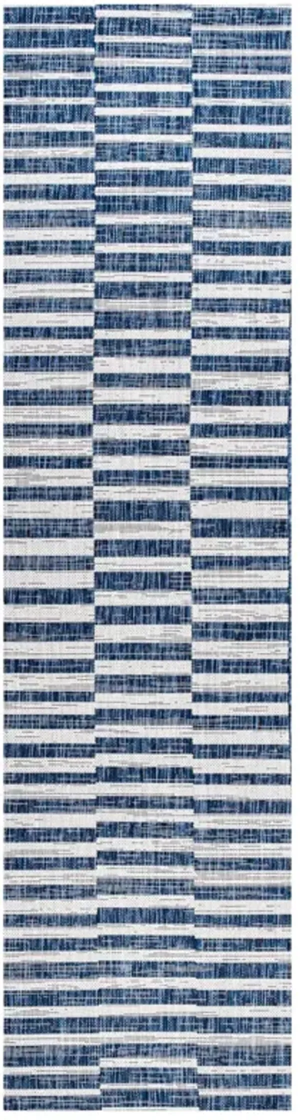 Sukie Modern Offset Stripe Indoor/Outdoor Area Rug
