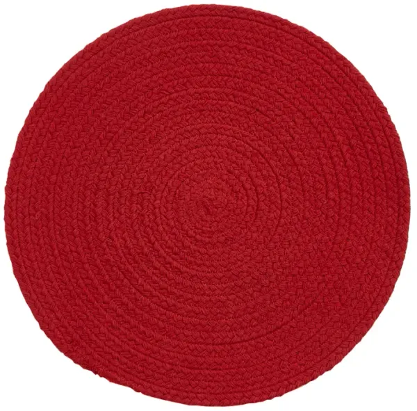 Split P Red Essex Round Placemat Set of 4